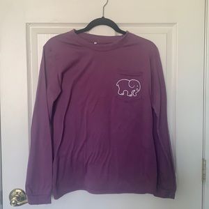 Purple Ivory Ella long-sleeve tee (Medium).